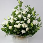 Arreglo Condolencias Blanco