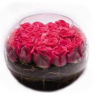 Pecera de Rosas (Elige color)