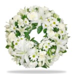 Corona Flores Condolencias Circular