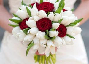 Ramo de Novia Pasion de Tulipán - Floreria Encactus Vina del Mar