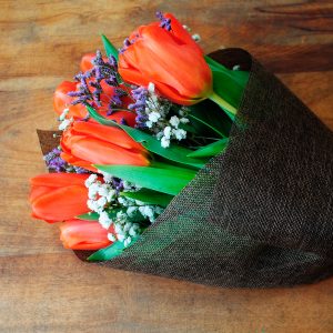 Ramo 15 Tulipanes  (Elige color)