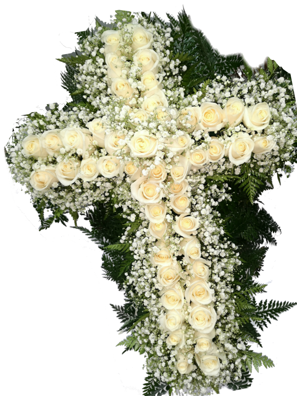 Arreglo Condolencias Cruz Corona de Flores