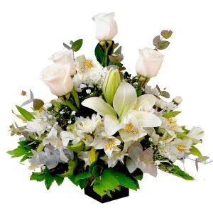 PROMO Arreglo de Condolencias del Día - Floreria Encactus Vina del Mar