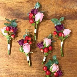 Boutonniere de Novio - Floreria Encactus Vina del Mar