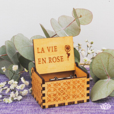 Caja Musical La Vie En Rose Music Box