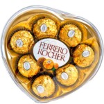 Ferrero Rocher Caja Corazón de 8 Bombones de Chocolate