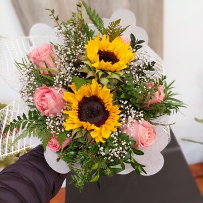 Bouquet Girasol Pastel