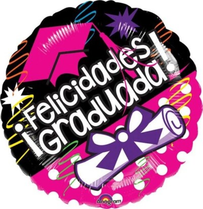 Globo Metalizado Graduada - Floreria Encactus Vina del Mar