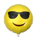 Globo Emoji Lentes