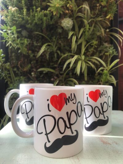 Tazón I Love Papá - Floreria Encactus Vina del Mar