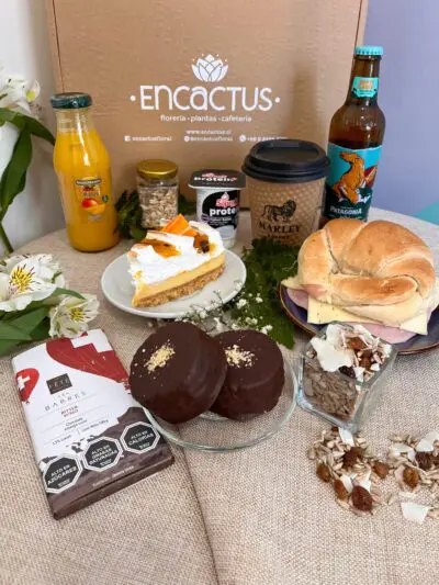 Desayuno/Once Premium para Papá - Imagen 2 - Floreria Encactus