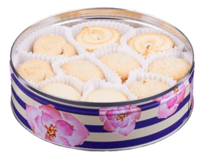 Galletas Dulces Danesas Kelsen Rosadas Primavera Lata 340g. - Floreria Encactus Vina del Mar