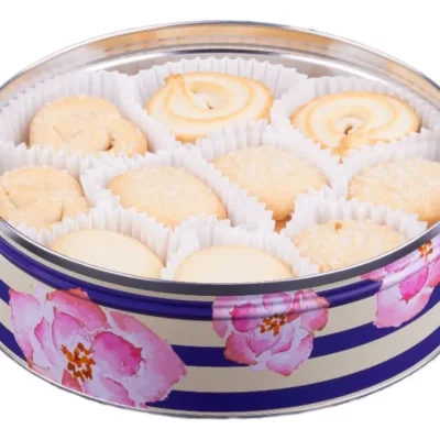 Galletas Dulces Danesas Kelsen Rosadas Primavera Lata 340g. - Floreria Encactus Vina del Mar