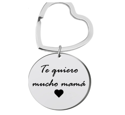 Llavero corazón te quiero mucho mamá