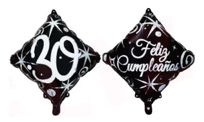 Globo Cumple 30 años grande - Floreria Encactus Vina del Mar