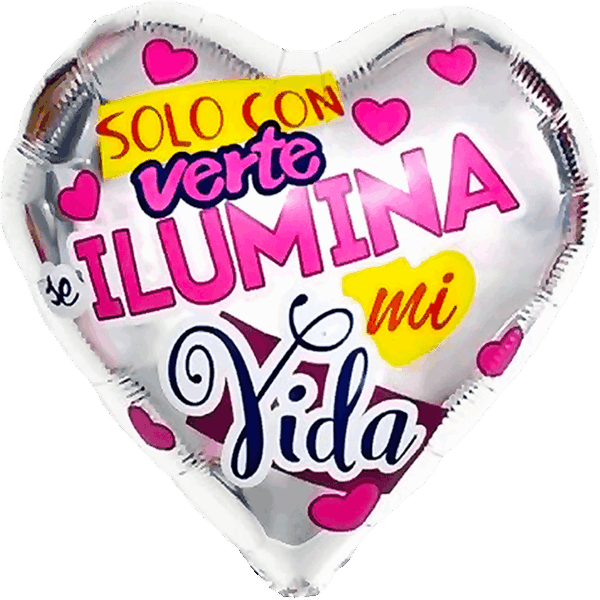 Globo Iluminas Mi Vida grande