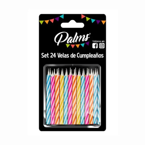 Velas de cumpleaños – Colores