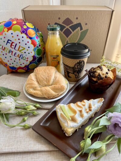 Arma tu desayuno/once cumpleañero - Floreria Encactus Vina del Mar