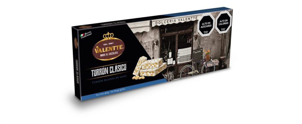 Turrón blando Valentte Clásico 90gr