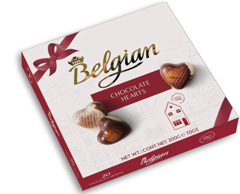 Bombones De Chocolates Belgian Hearts 200 gr.