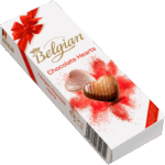Chocolate Belgian Hearts 65g
