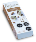 Bombones De Chocolates Belgian Seashells Caramel 65g.