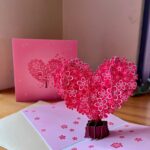 Tarjeta Pop up "Sakura" Jardín de cerezo - - Floreria Encactus Vina del Mar