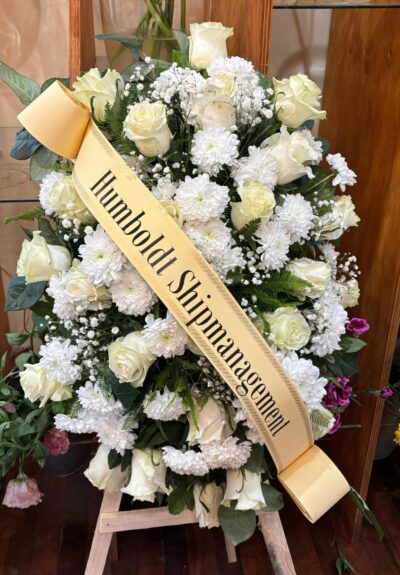 Cinta con mensaje personalizado - Floreria Encactus Vina del Mar