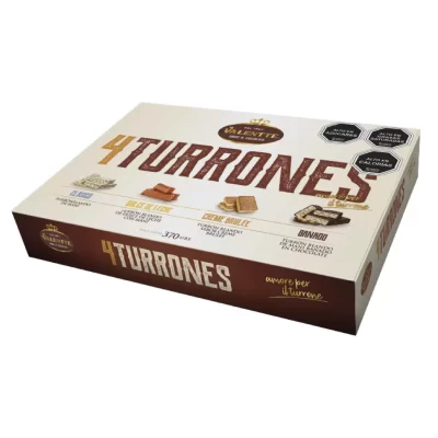 4 Turrones Variedades Premium