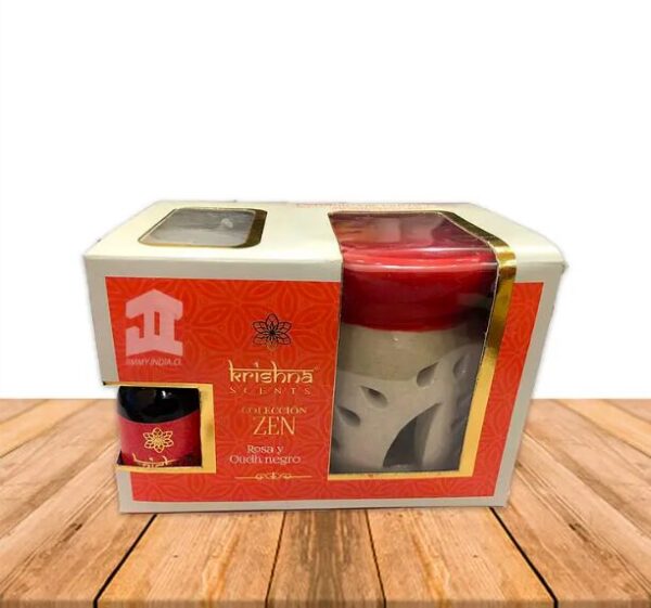 Set Difusor Krishna – Colección Zen (Elige tu aroma favorito)