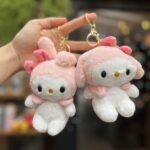 Llaveros Sanrio 11 cm (My Melody y Hello Kitty, elige diseño)