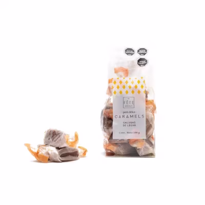 Calugas Calugas leche bolsa 100grs La Fete Chocolat