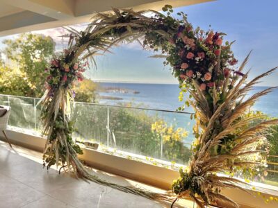 🌿 Arco metálico circular – solo estructura