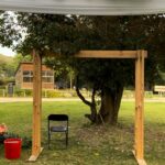 Arco de madera - solo estructura