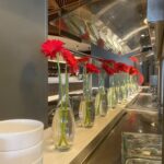 Floreros altos tipo botella 🌿