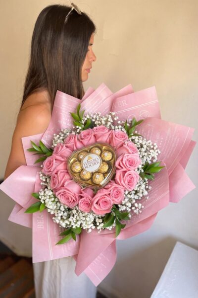 Ramo Dulce Corazón - Floreria Encactus Vina del Mar