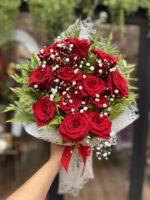 Ramo 15 rosas rojas suscripción romántica a domicilio