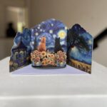 Tarjeta Pop Up – Noche Estrellada