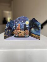 Tarjeta Pop Up – Noche Estrellada