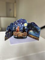 Tarjeta Pop Up – Noche Estrellada - Imagen 4