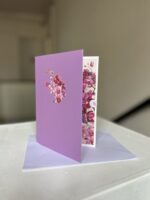 Tarjeta Pop Up – Flor de Orquídeas - Imagen 4