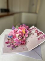 Tarjeta Pop Up – Flor de Orquídeas - Imagen 3