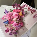 Tarjeta Pop Up – Flor de Orquídeas