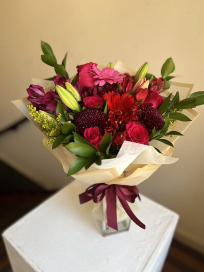 Suscripción flores de amor - Ramo rosas rojas romántico Encactus Viña del Mar