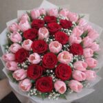 Clásico enamorado - tulipanes y rosas San Valentín - elige color y cantidad