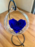 Rosa Eterna Corazon en esfera de vidrio (Elige color) - Imagen 2