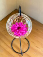 Dalia preservada en esfera de Vidrio (Elige color)
