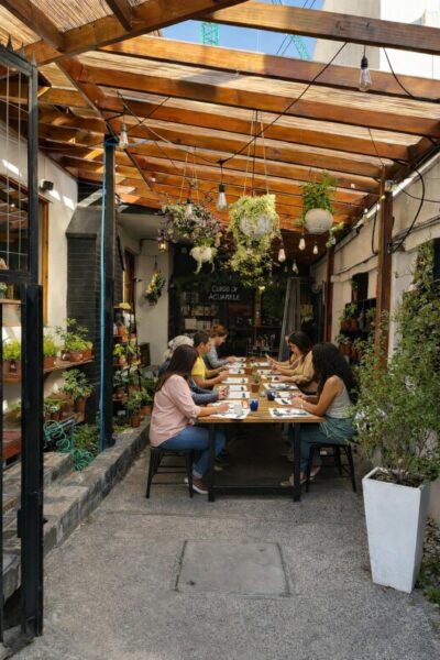 🎨 Curso Presencial: Pintura Botánica en Acuarela - Floreria Encactus Vina del Mar