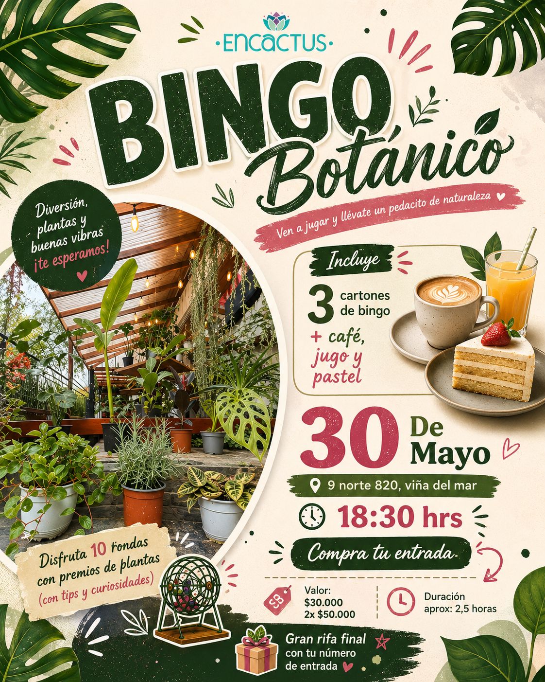 Bingo Botanico Junio 2026