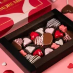 Caja 16 Corazones Mix - Floreria Encactus Vina del Mar